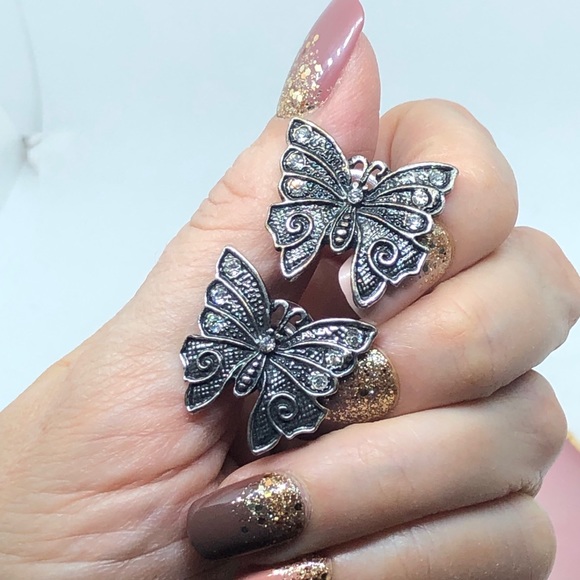 Butterfly Earrings Medium Studs